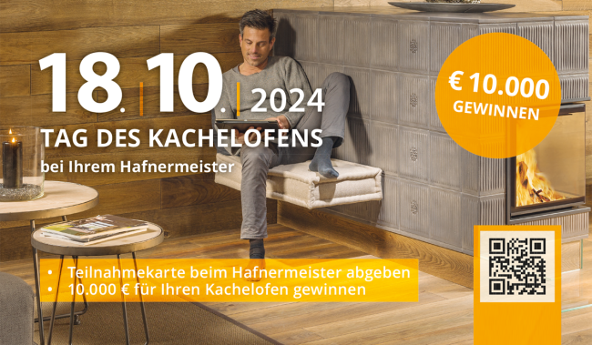Tag des Kachelofens 2024 - Kachelofen gewinnen bei Hafenmeister Wittek